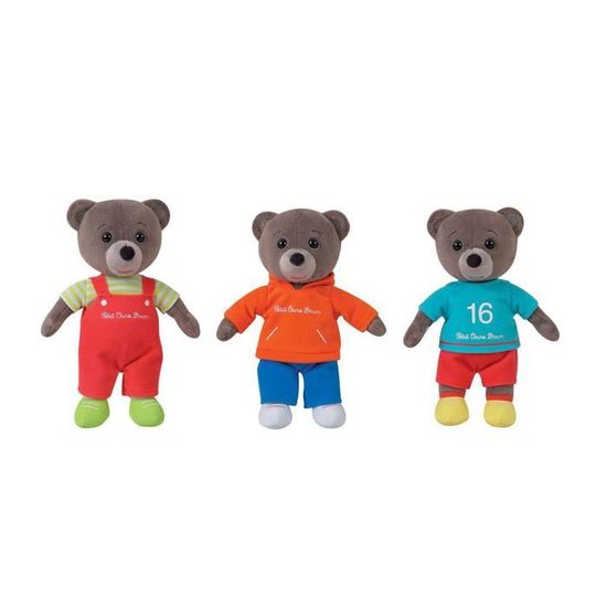 Peluche petit store ours brun auchan