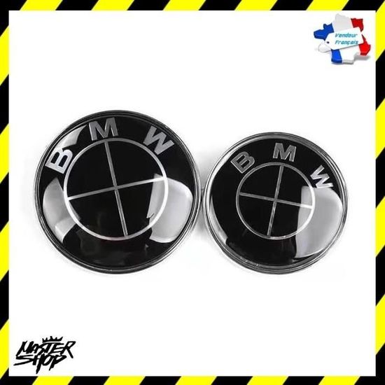 1X 8,2 CM WEISS 4D Abzeichen LED Licht Auto Kühlergrill Hinten Emblem