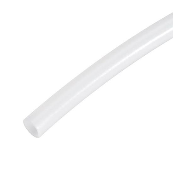 Tuyau Silicone 3mm Intérieur / 5mm Extérieur - Résistant à La Chaleur (200°C) - Longueur 2 Mètres - Blanc Laiteux