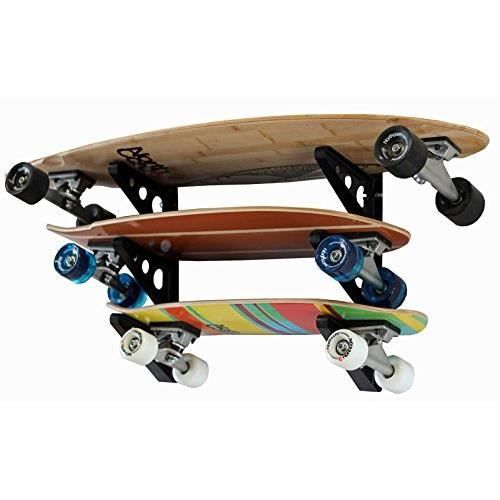 Longboard Wall Rack - Triple Longboard Storage - StoreYourBoard
