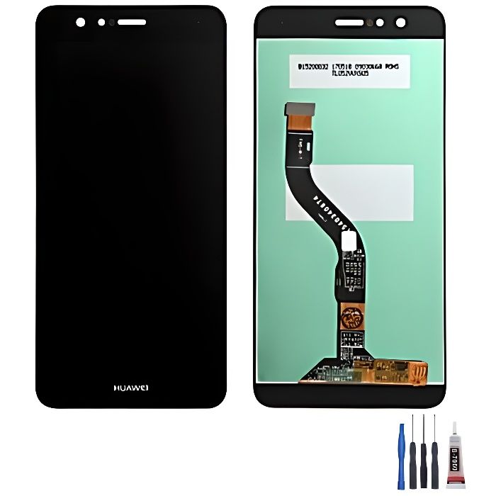 ECRAN LCD + VITRE TACTILE pour HUAWEI P10 LITE NOIR + outils