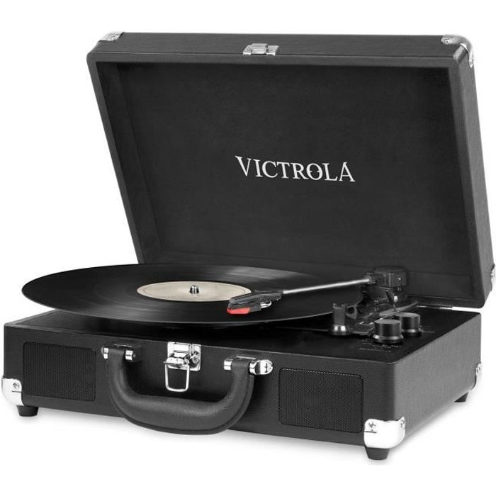 VICTROLA Platine Valise - Noir