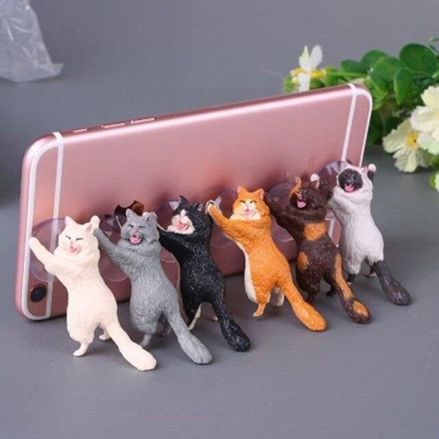W5135 Support pour téléphone chat tablettes Support de bureau Support ventouse Support pour téléphone intelligent s cadeaux de fêt