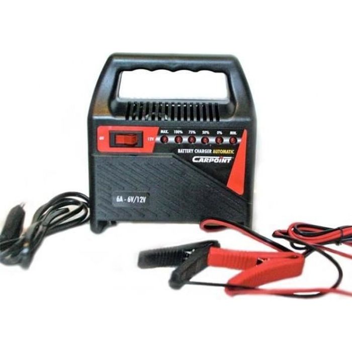 CHARGEUR DE BATTERIE 6V et 12V