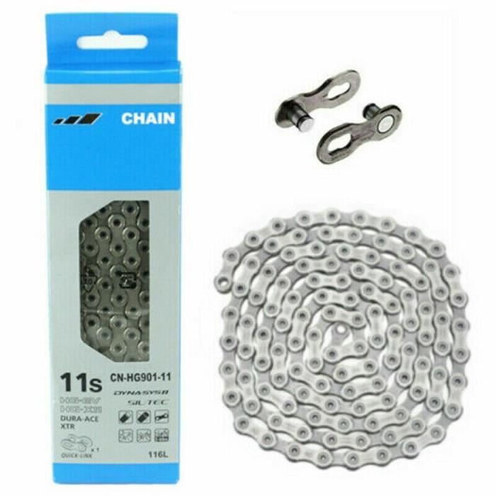 Accessoire vélo,Chaîne de vélo à 11 vitesses,116L,HG901,pièces de bicyclette,vtt