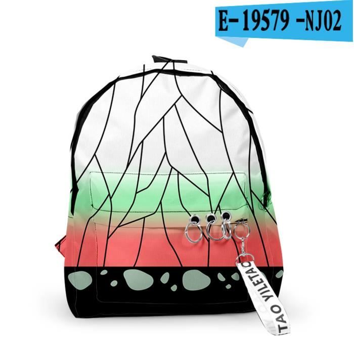 Sac à dos de tueur de démons, sac à dos décontracté de tueur de démons, sac d'école de lame de tueur de démons