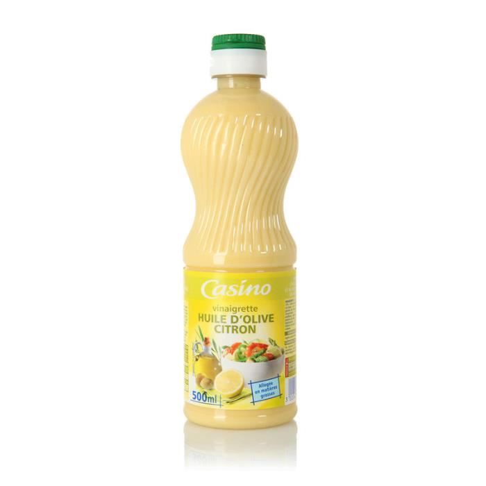 Vinaigrette olive et citron - 50cl - Arômes