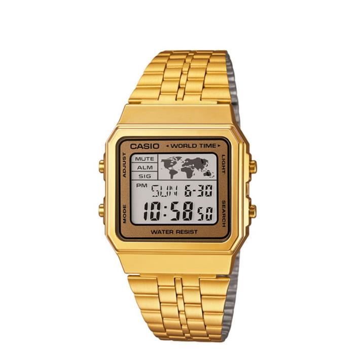 CASIO Montre Quartz A500WEGA-9EF Mixte