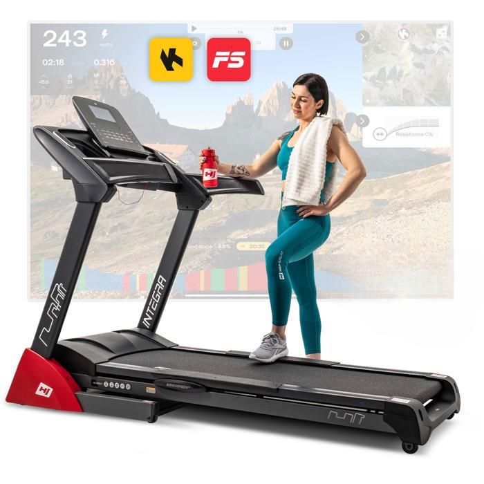 HS HOP-SPORT Tapis de Course HS-2800LB Integra / Tapis Roulant électrique Pliant /18 Programmes d'entraînement, Max. 150 kg