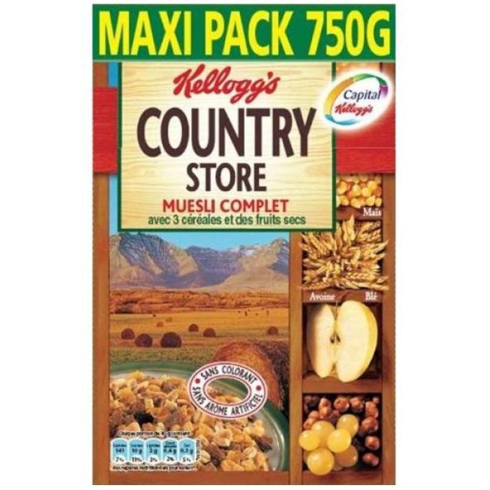 Kellogg's Country store céréales 750g