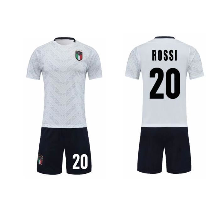 Maillot blanc XXL Europe Golden Boy Paolo Rossi Souvenir Jersey 1920 Italie Vintage Jersey Home bleu20 Football Jersey