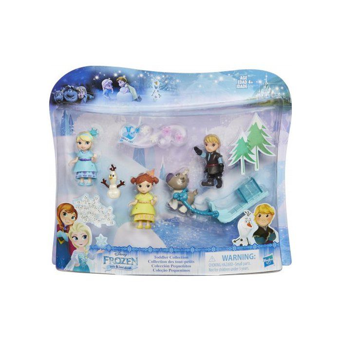 Pack Enfant La Reine des Neiges - Mini-poupees - Disney Frozen Little Kingdom