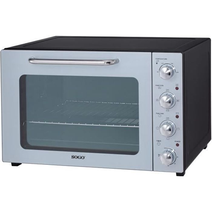 58L FOUR ELECTRIQUE AVEC ROTISSOIRE CONVECTION ET FONCTIONS - Décongeler, Gril, Rôti, Toast, Rôtissoire, Cuisson à convection 2000W