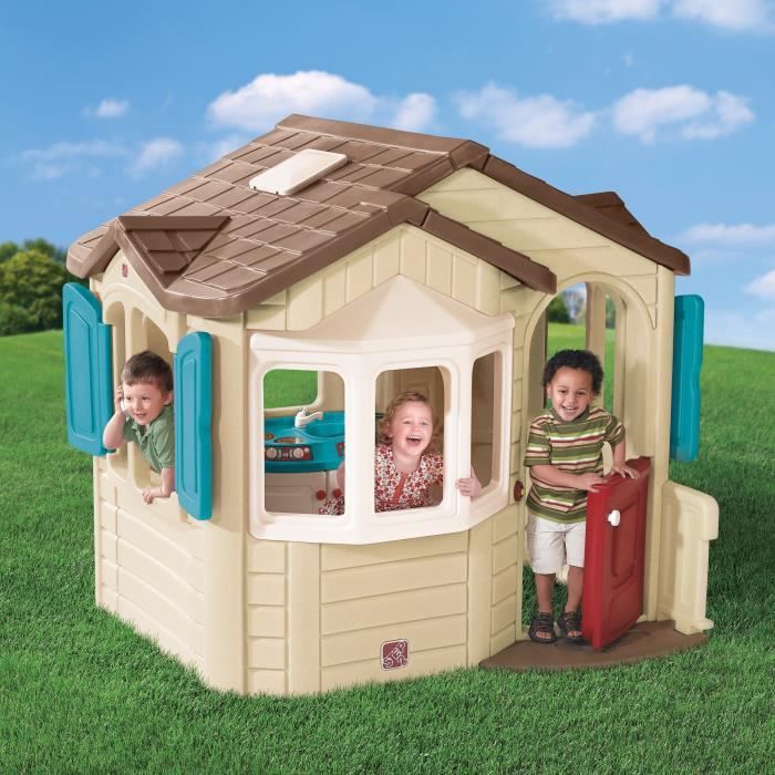 STEP 2 - Maison pour Enfant Welcome Home - 185 x 168 x H.168 cm