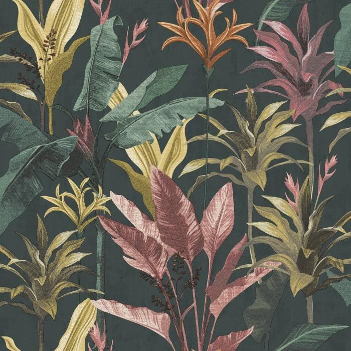Vintage Botanique Vert - Papier peint - 1005x52 cm