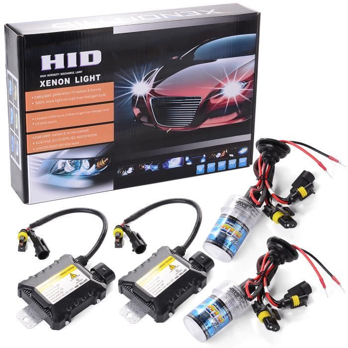 XCSOURCE® 55W HID Lampe à Xéon Headlig, ht Lampe Kit de Conversion H7 8000K Ampoule de rechange MA99