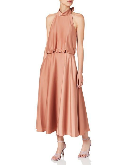 Robe De Soirée Femme Vera Mont - Longueur 157cm - Mousseline Et Dentelle - Pour événements Spéciaux