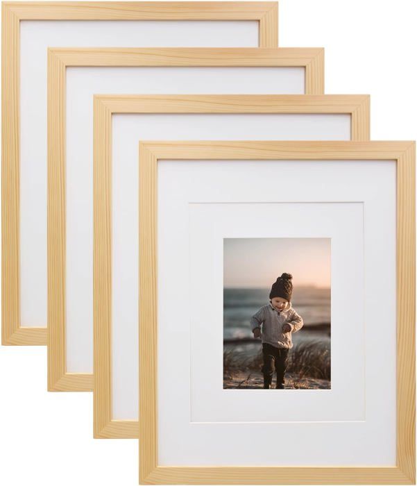 4 Cadres Photo Magnétiques Transparents En Acrylique - Double Face, Pour Frigo Ou Bureau - 6x9 Cm