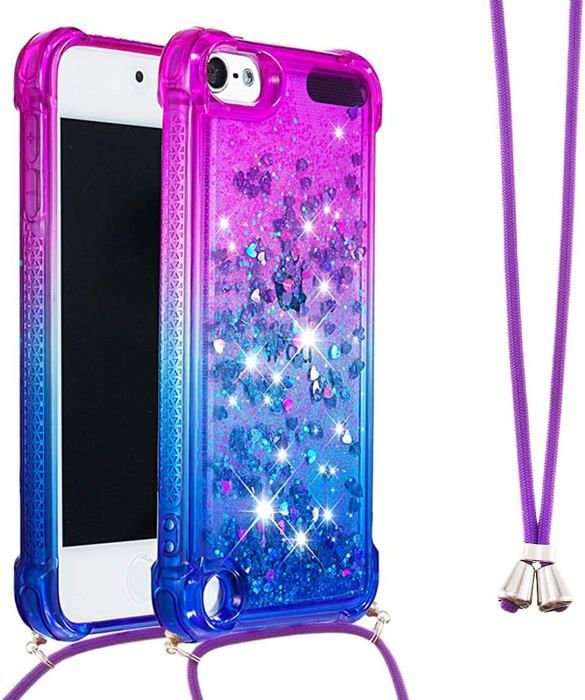 Étui Avec Cordon Pour IPod Touch 7/6 - Coque Silicone Transparente, Sangle Réglable, Mains Libres