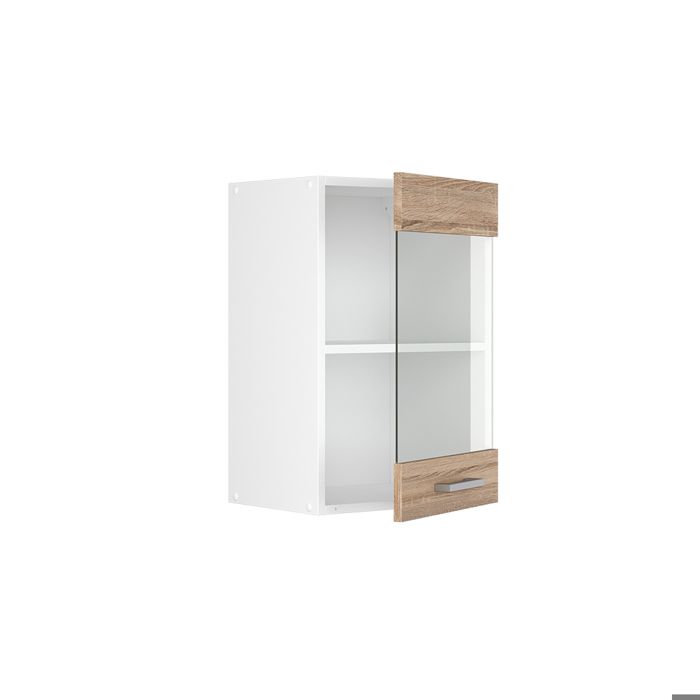 Armoire suspendue R-Line 40cm avec porte vitrée Sonoma Vicco 42028