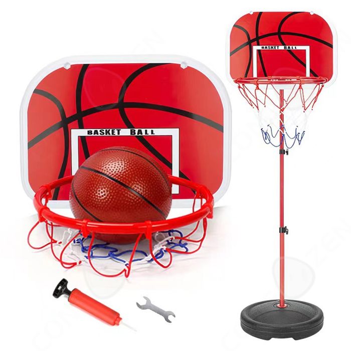 Panier De Basket 2 En 1 Extérieur/Intérieur Pour Enfants - Avec Cible Fléchettes, Ballon Et Pompe - 8