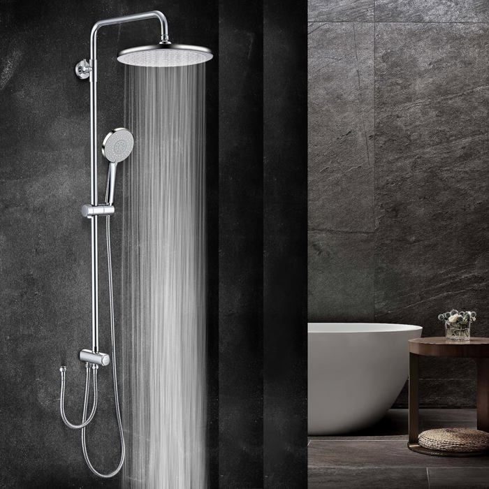Colonne De Douche Multifonctions Acier Inoxydable Chrome - Haute Pression - Salle De Bain