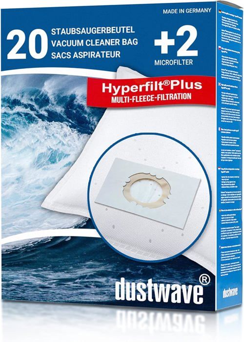 Megapack - 20 sacchetti filtro per aspirapolvere