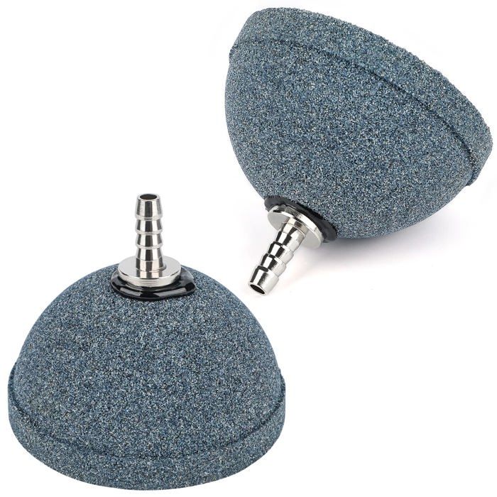 Meilleurs prix pour Diffuseur de bulles d'air en pierre à pain pour aquarium de 6 cm, outil de libération pour pompes à air,seaux,et réservoirs DWC