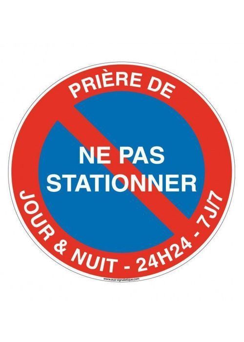 AUA SIGNALETIQUE - Panneau prière de laisser cet endroit propre - 150x105 mm, Vinyl adhésif