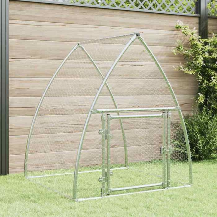 vidaXL Cage pour poules 100x105x120 cm acier galvanisé