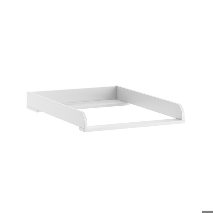 Plan à langer Vox - Vintage - 81 x 58 6 x 9 6cm - Blanc et Bois Plan à langer Vox - Vintage - 81 x 58 6 x 9 6cm - Blanc et Bois
