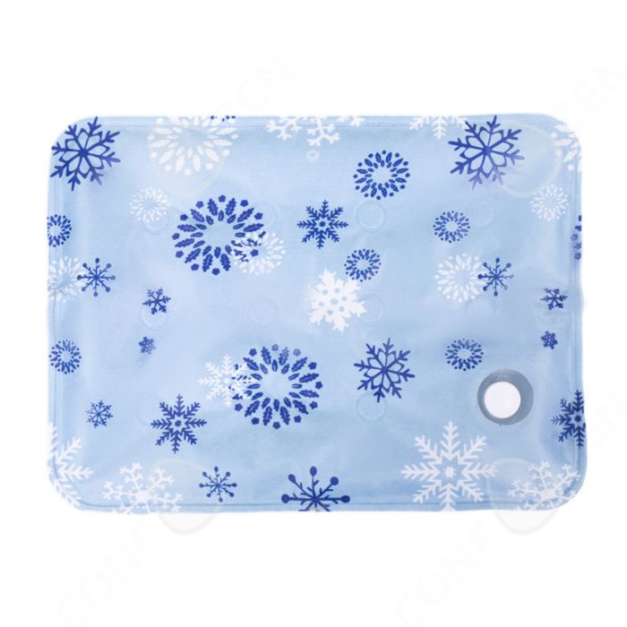 Comparer les prix de Coussin de refroidissement 50x60cm Injection d'eau facile nettoyer tapis rafraîchissant pour animaux compagnie gel chats chiens