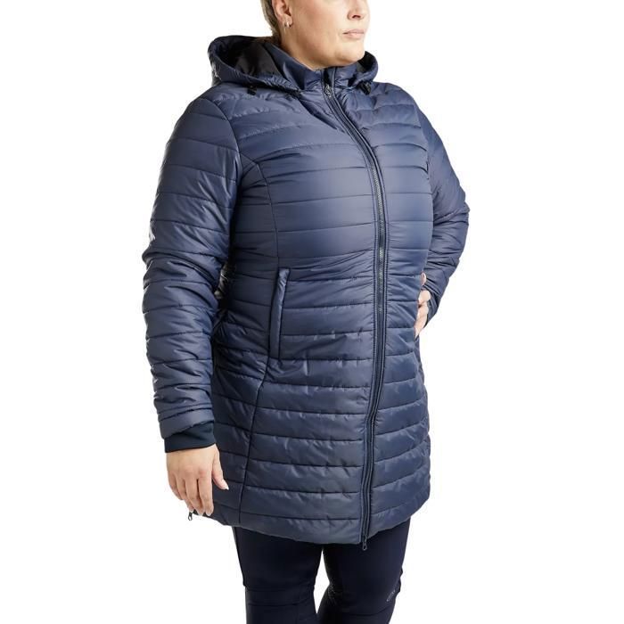Doudoune long à capuche femme Montar Kately Curve - navy Doudoune long à capuche femme Montar Kately Curve - navy