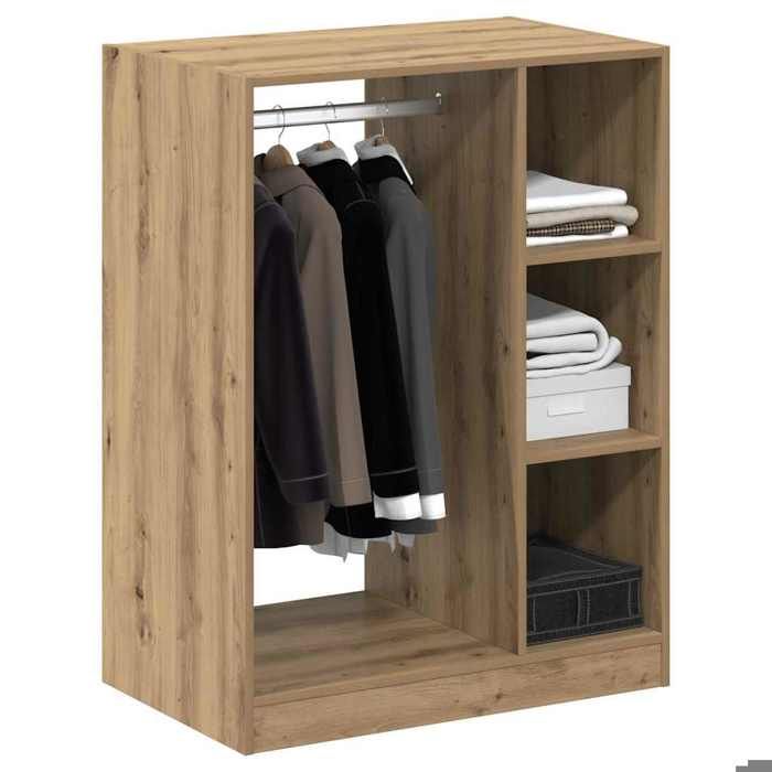 PROMOTION Armoire avec étagère Chêne artisanal 77x48x102 cm 719938
