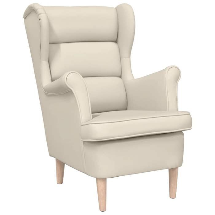 NEUF 2026 CHIC Chaise simple SWEETY Fauteuil de salon 1 PLACE blanc 74x84x100 cm lin FF4740