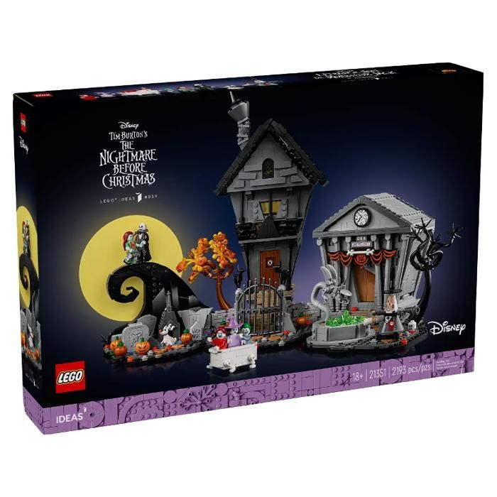 LEGO 21351 L’Étrange Noël de Monsieur Jack - Disney Tim Burton Condition : Nouveau.