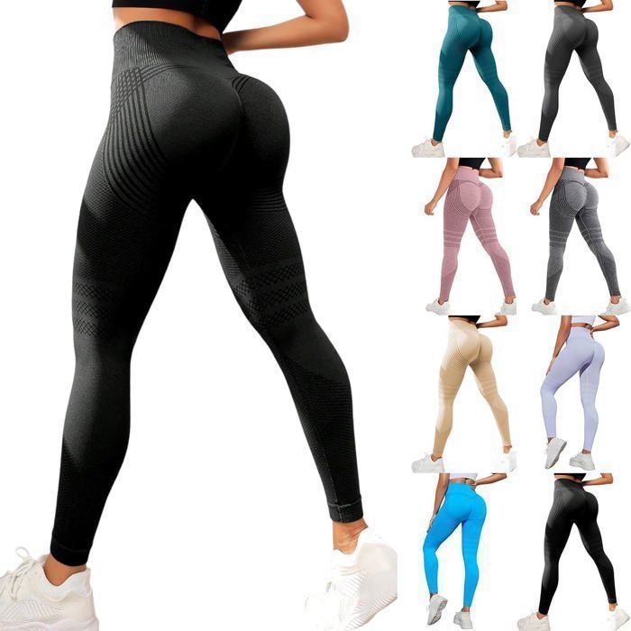 Legging Compression Anti Cellulite Femme 3D Minceur Leggings Taille Haute