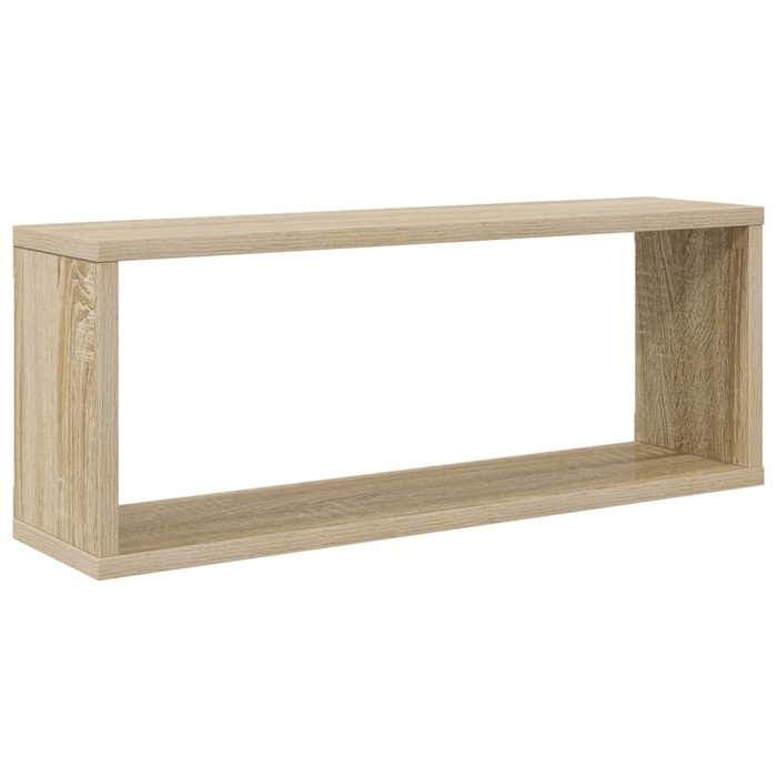 MEUBLE DE SEJOUR Brun - MODE étagères cube murales - 6 pcs - Chêne sonoma Bois d’ingénierie Nettoyer facile_09_3555