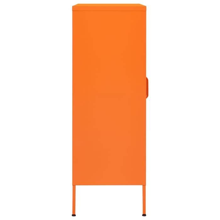 Armoire de rangement Orange 80x35x1015 cm Acier_2 ans garantie_56542