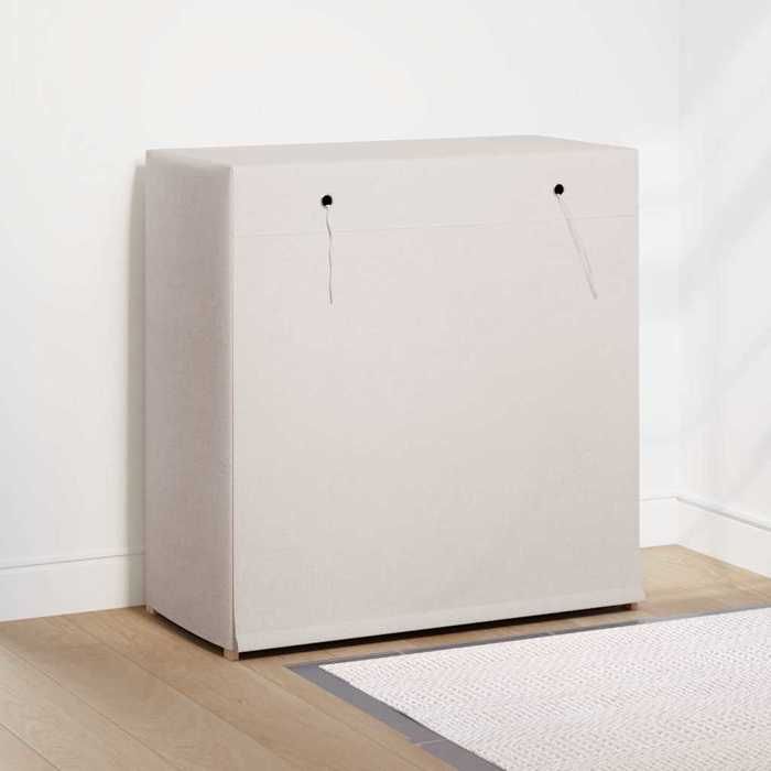 Meuble entree - vidaXL - CHIC - Armoire à chaussures avec housse Blanc 79x40x80 cm Tissu - 4.7 kg FR838277