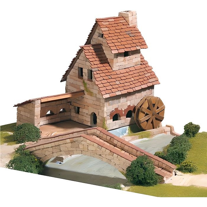 Maquette en céramique - Forge avec pont