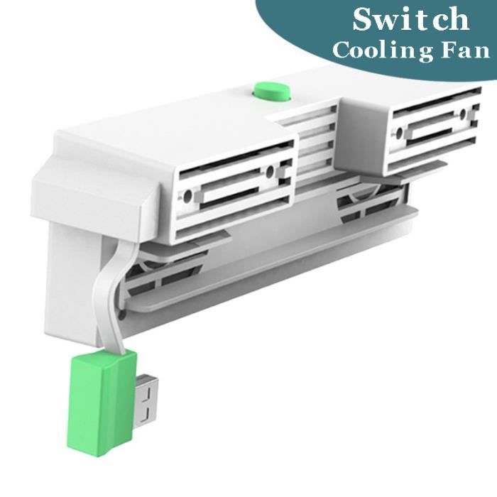 Station D'accueil Refroidissement Switch 2 - Double Ventilateur 3 Vitesses, Ports USB, éclairage RGB, Support 8 Cartes