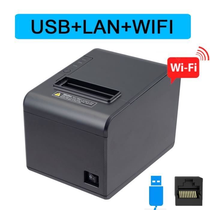 Port wifi USB - Imprimante Thermique Pour Tickets De Caisse 80mm, Coupe  Automatique, Pour Restaurant, Cuisine - Cdiscount Informatique