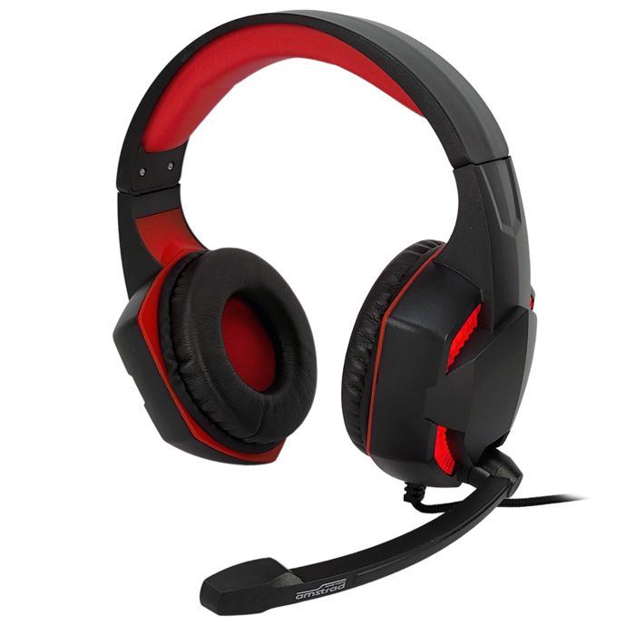 Casque Pro Gamer Amstrad AMS H555 – 40mm Power Bass avec Rétroéclairage LED - vue 7
