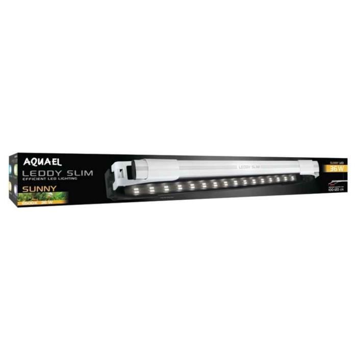 Comparer les prix de Aquael - Rampe LED Leddy Slim Blanc SUNNY pour Aquarium - 36W