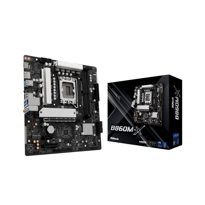 ASROCK Carte Mère B860M X Intel LGA 1851 Micro ATX Neuf - vue 6