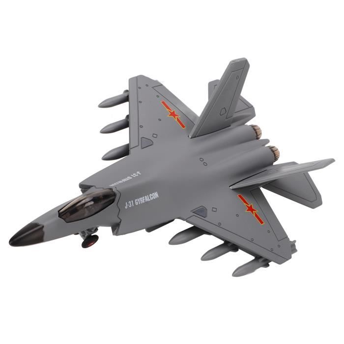 GOO Modèle d'avion J-31, alliage de simulation avion de chasse avion de  ligne enfants garçon jouet gris En Stock HJ011 13008