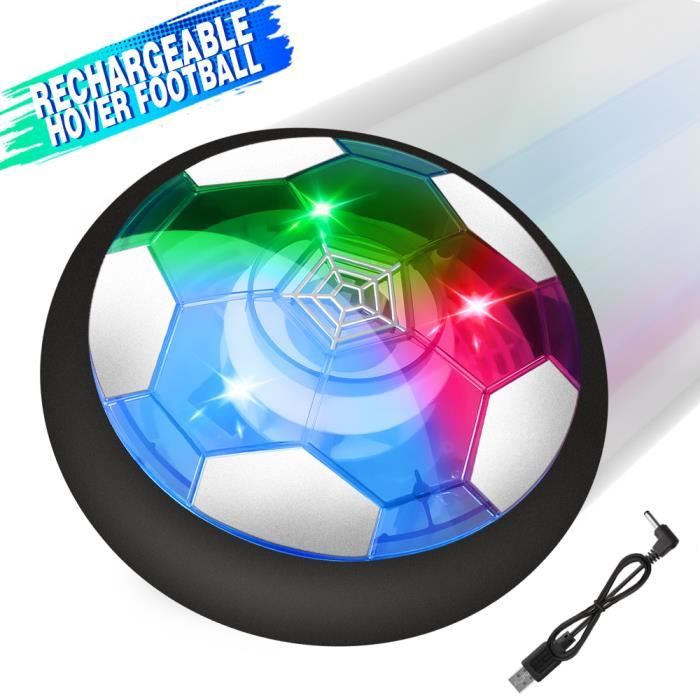 Air Power Football Jouet Enfant Ballon de Foot Rechargeable avec LED  Lumière Hover Soccer Ball Jeux de Foot Cadeau Garçon Fille - Cdiscount Sport
