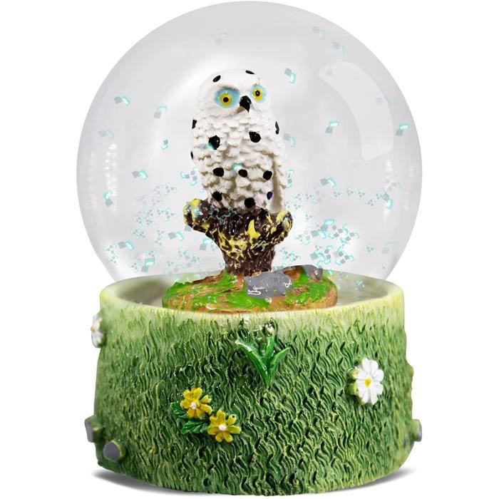 Boule à Neige Animaux Boule à Neige Noël HSE Winter Birds - Décoration Hivernale - Animaux En Forêt - 6 Modèles Au Choix Repas De Noël