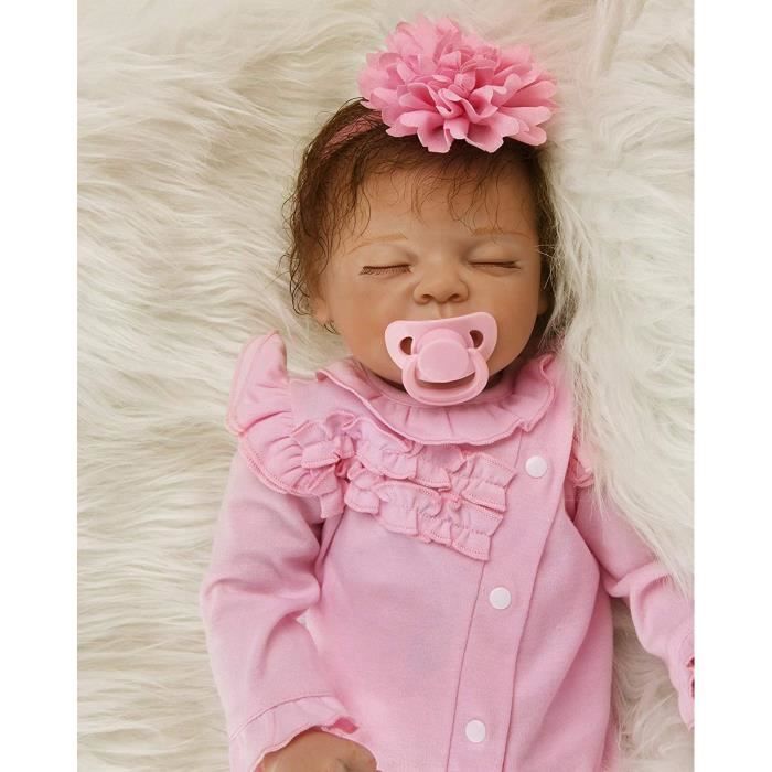 55cm Poupee Reborn Fille Silicone Bebe Realiste Baby Vrai Poupon Garcon Yeux Ouvert Dolls Enfant Toddler Pas Cher 2 3 Cdiscount Jeux Jouets
